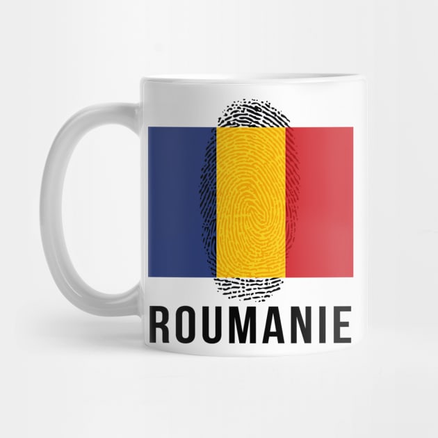 Romania Flag DNA by Rocky Ro Designs